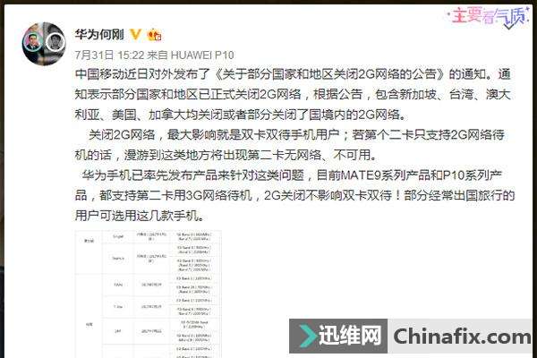 移动为关闭2G网络造势：这些国家都关了，你的双卡双待也悬了